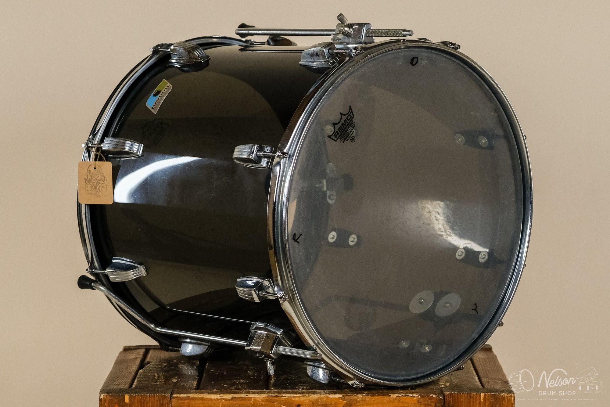 1970s Ludwig Floor Tom in Smoke Vistalite - 16x16