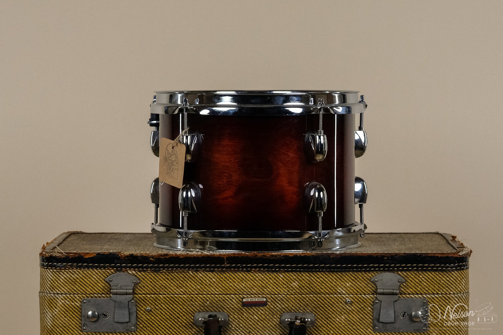 Used Gretsch Catalina Club Tom in Deep Cherry Burst - 7x10