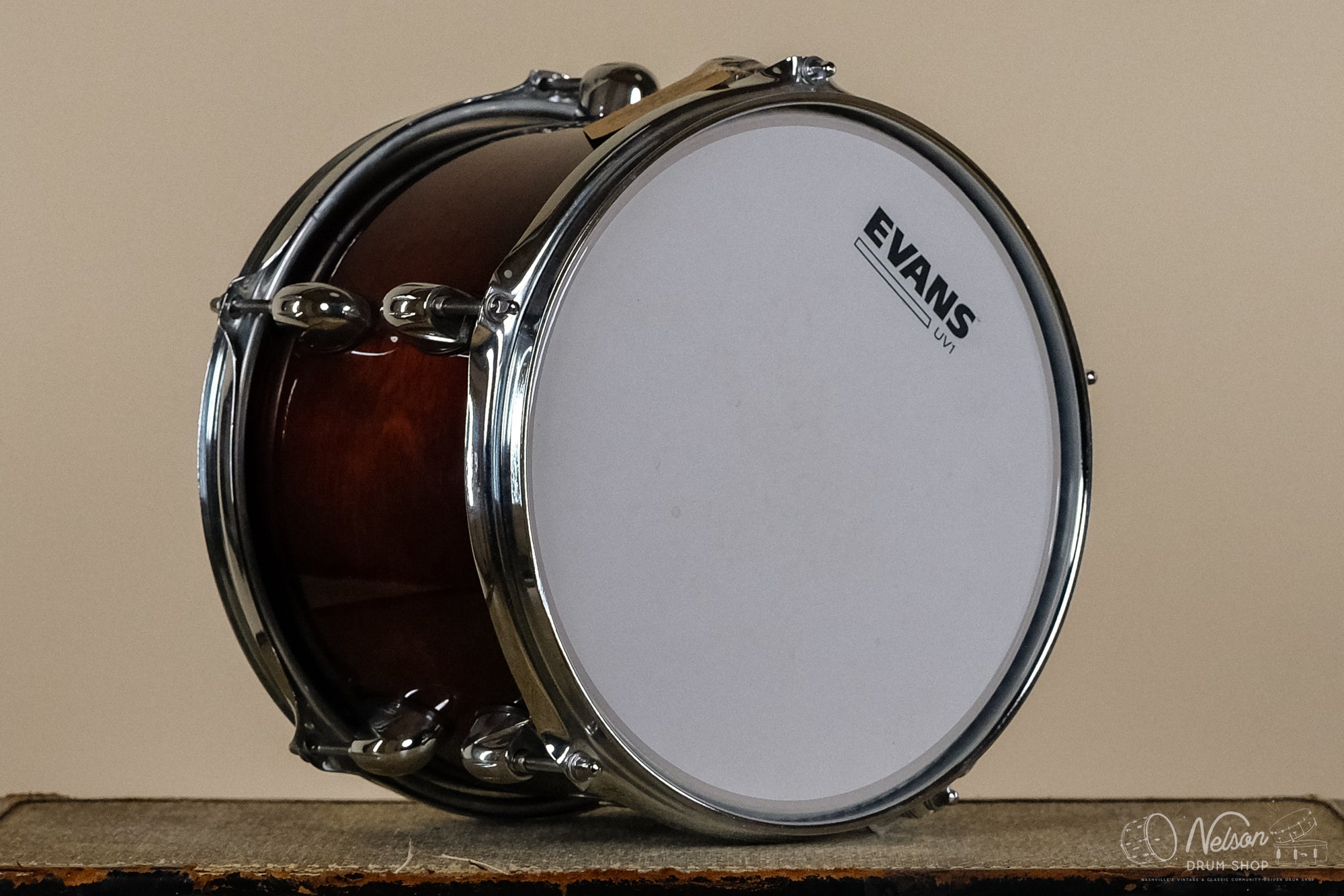 Used Gretsch Catalina Club Tom in Deep Cherry Burst - 7x10