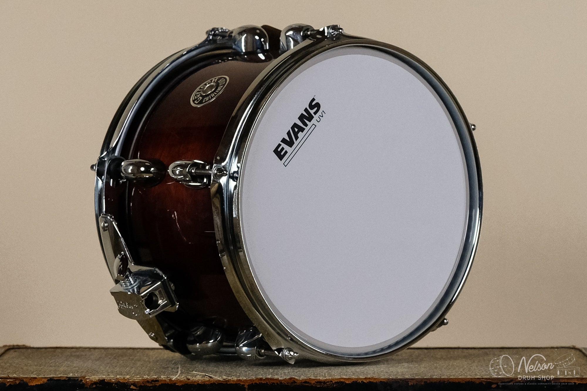 Used Gretsch Catalina Club Tom in Deep Cherry Burst - 7x10