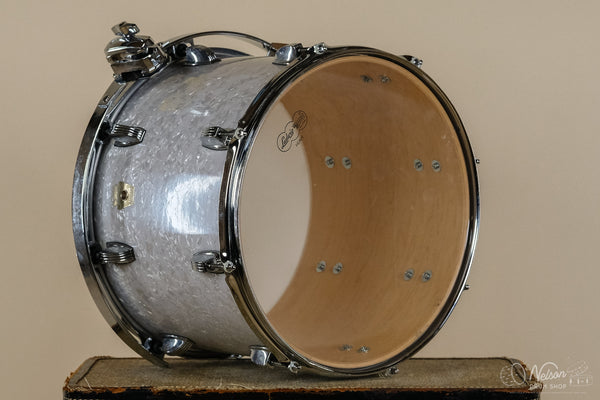 Used Ludwig Classic Maple Rack Tom in White Marine Pearl - 10x14