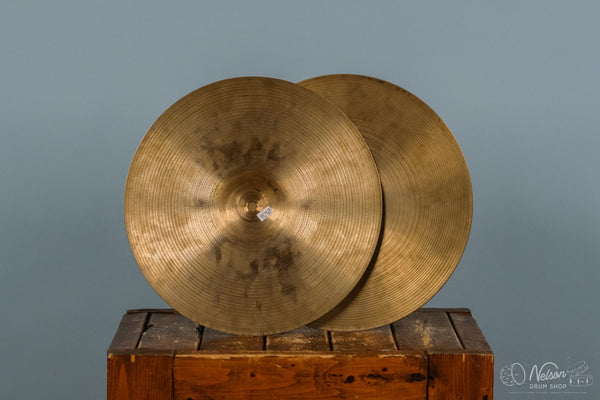 1970s Avedis Zildjian New Beat Hi Hats - 14"