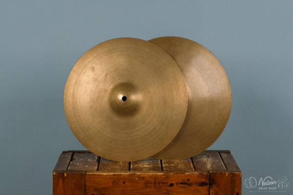1950/60s Avedis Zildjian Hi Hats - 14"