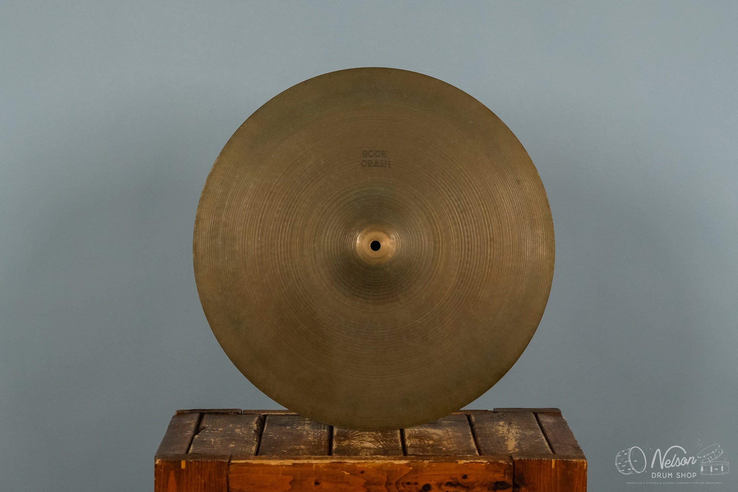 1970s/80s Avedis Zildjian Hollow Logo Rock Crash - 18
