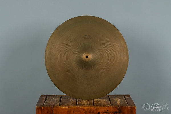 1970s/80s Avedis Zildjian Hollow Logo Rock Crash - 18"