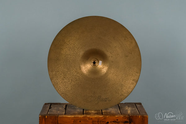 1970s/80s Avedis Zildjian Hollow Logo Rock Crash - 18"
