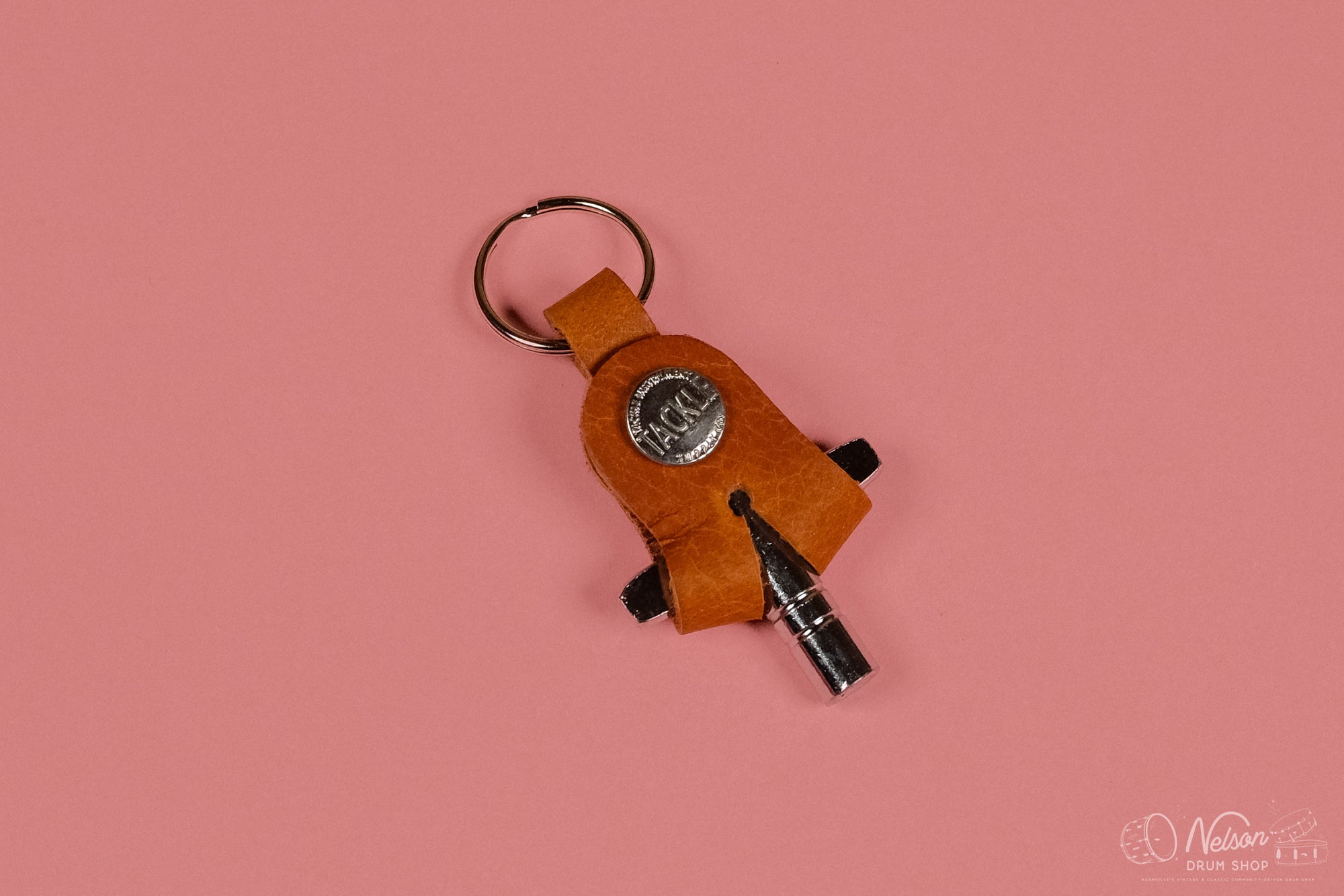 Tackle Leather Drum Key Case