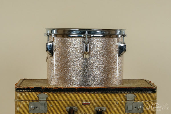 1970s Rogers Fullerton Concert Tom Rewrapped in Champagne Sparkle - 8x12