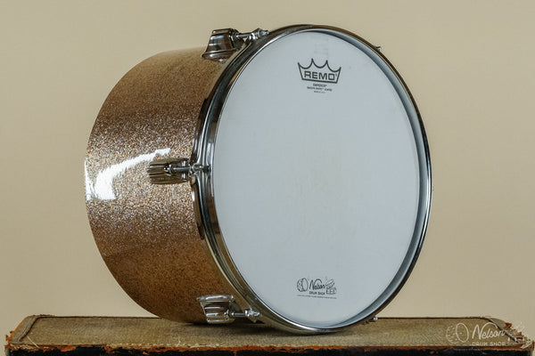 1970s Rogers Fullerton Concert Tom Rewrapped in Champagne Sparkle - 8x12