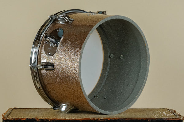 1970s Rogers Fullerton Concert Tom Rewrapped in Champagne Sparkle - 8x12