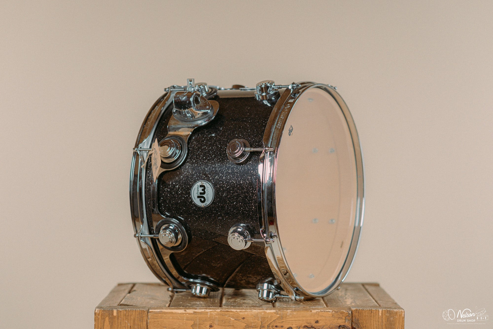 Used DW Collector's Series in Black Sparkle 10x14 – Nelson Drum Shop