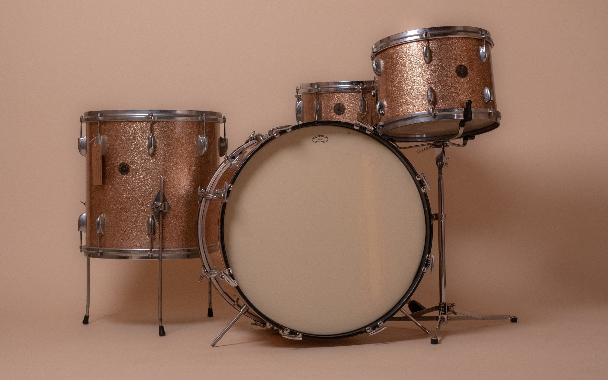 1950's/60's Gretsch 'Name Band' in Champagne Sparkle - 14x22, 9x13, 16x16