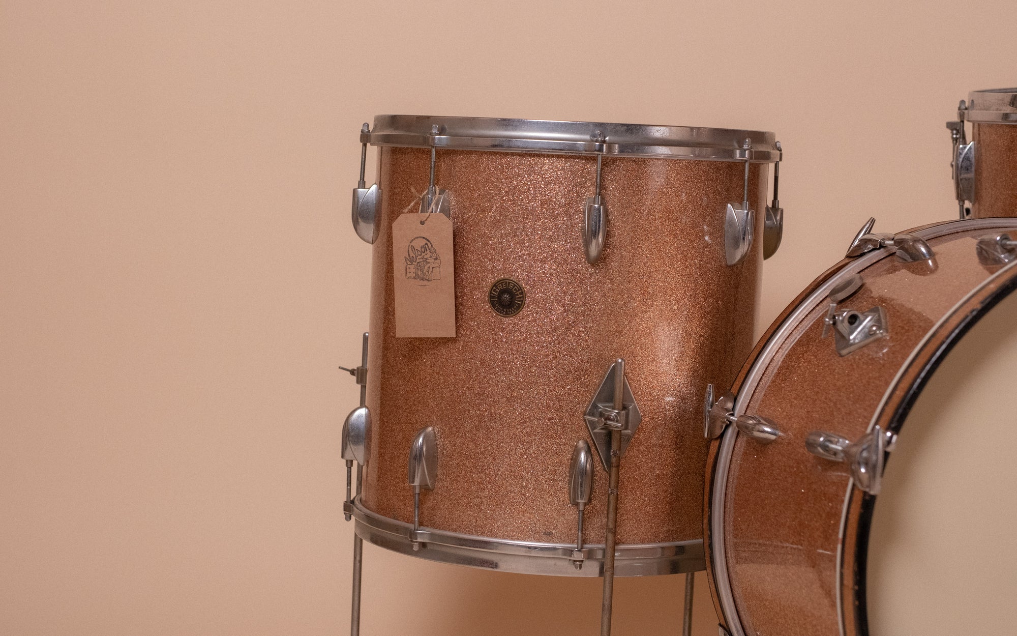 1950's/60's Gretsch 'Name Band' in Champagne Sparkle - 14x22, 9x13, 16x16