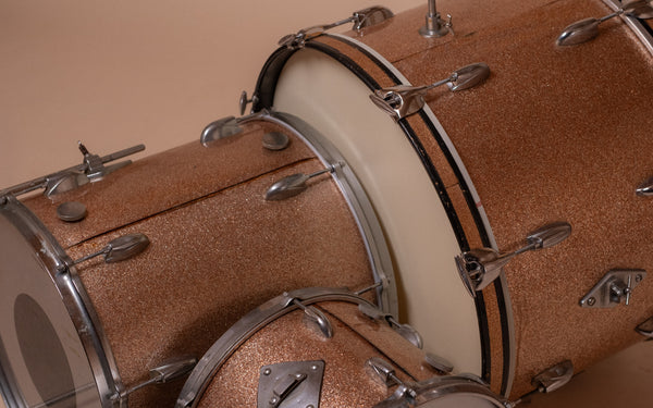 1950's/60's Gretsch 'Name Band' in Champagne Sparkle - 14x22, 9x13, 16x16