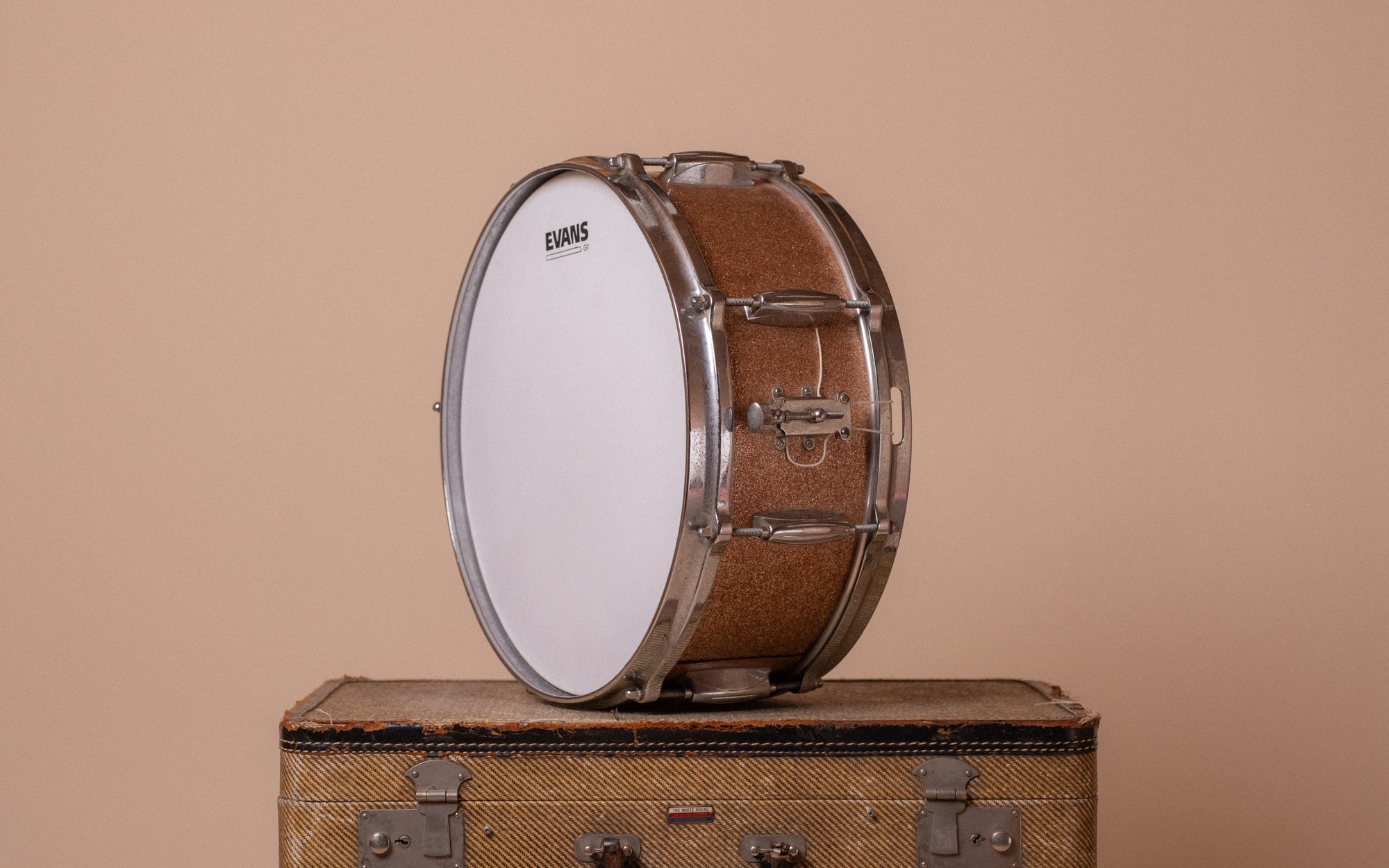1960's Gretsch '4157' Name Band in Champagne Sparkle - 5.5x14