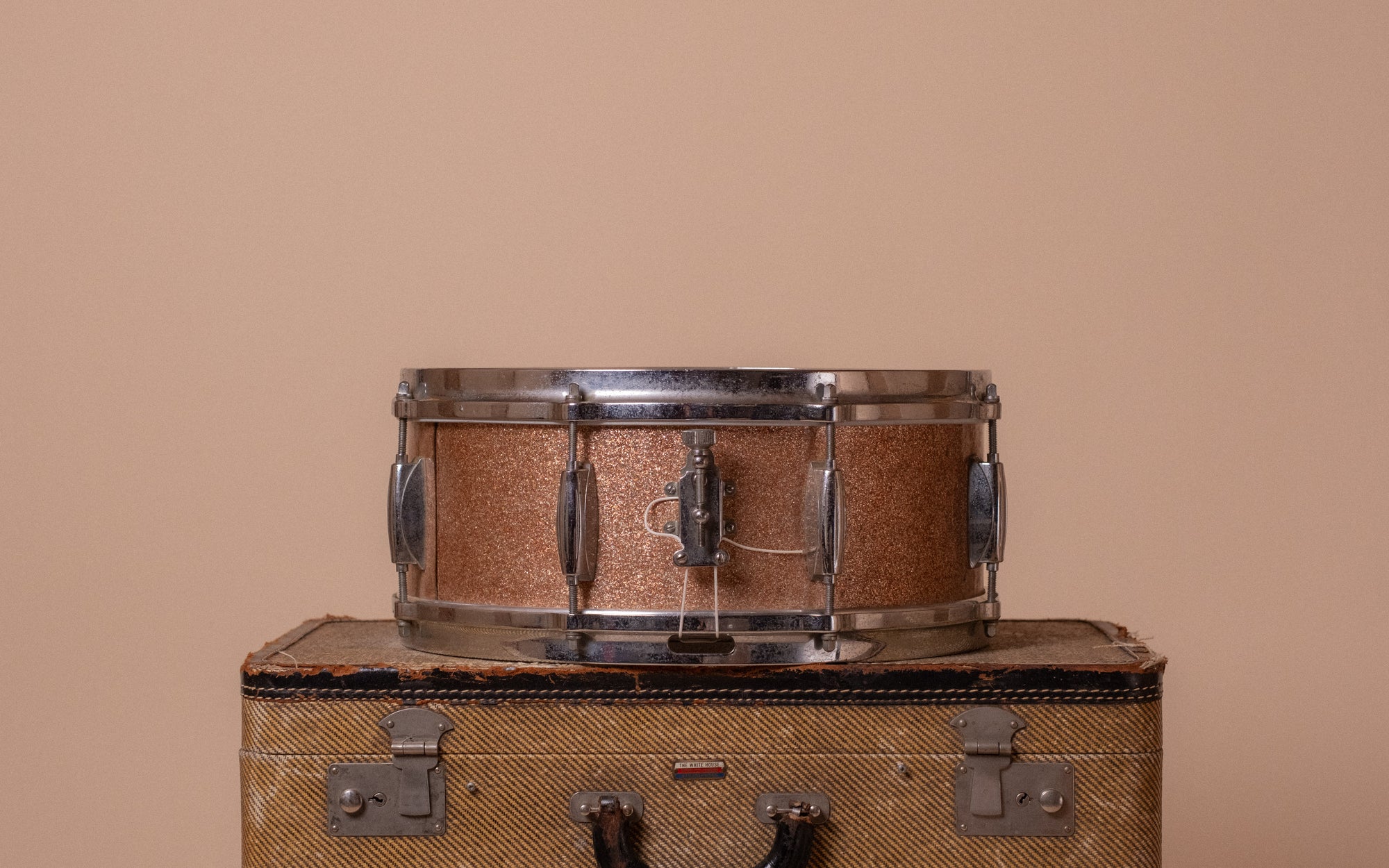 1960's Gretsch '4157' Name Band in Champagne Sparkle - 5.5x14