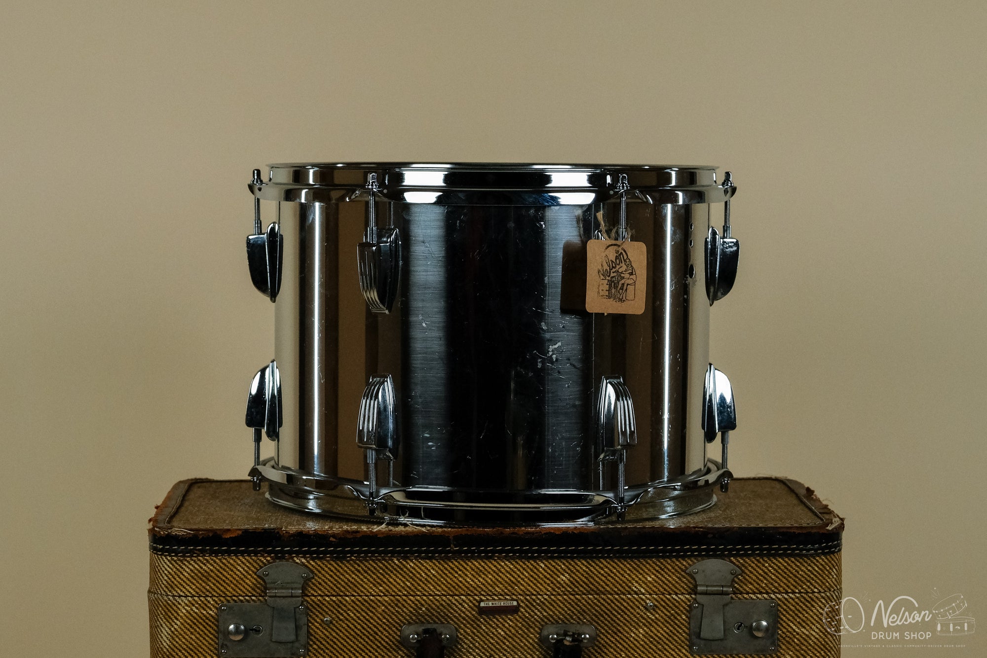 1970s Ludwig Stainless Steel Tom - 10x14