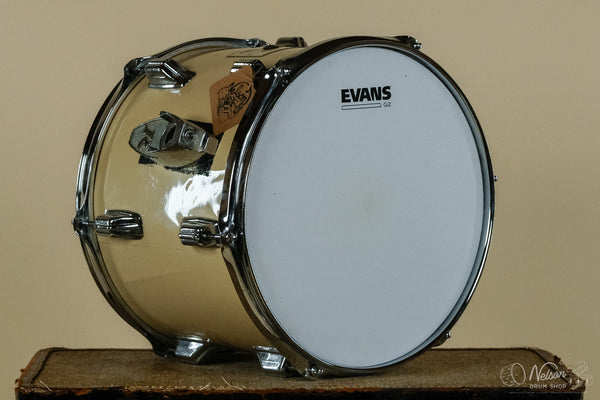 1970s Rogers 'Big R' Tom in White Wrap - 10x12