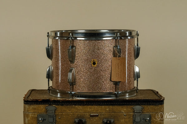 1966 Ludwig Rack Tom in Champagne Sparkle w/ Nickel Hardware - 9x13