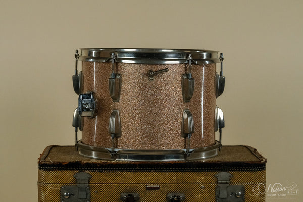 1966 Ludwig Rack Tom in Champagne Sparkle w/ Nickel Hardware - 9x13