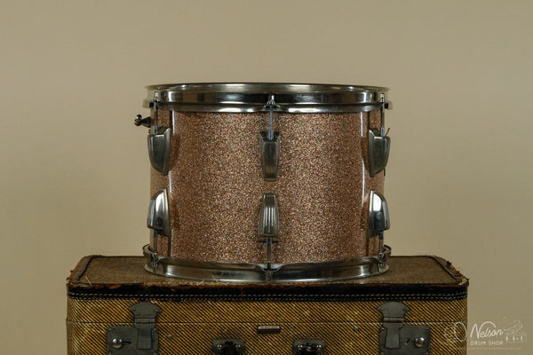 1966 Ludwig Rack Tom in Champagne Sparkle w/ Nickel Hardware - 9x13