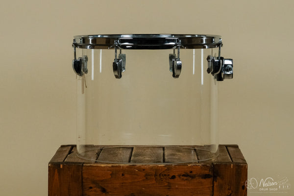 1970s Ludwig Concert Tom in Clear Vistalite - 12x15