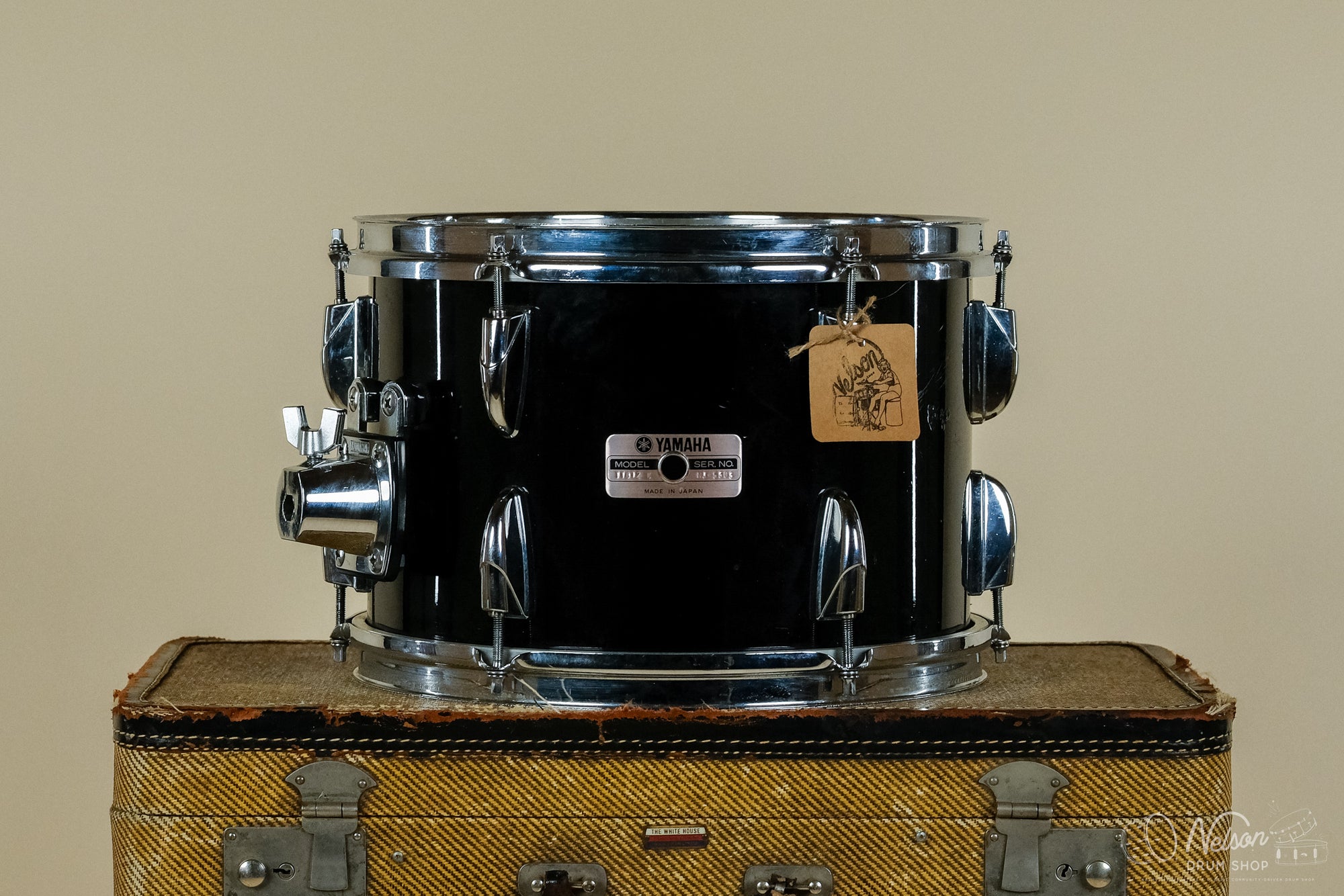 1980s Yamaha 8000 Tour Custom in Solid Black - 8x12