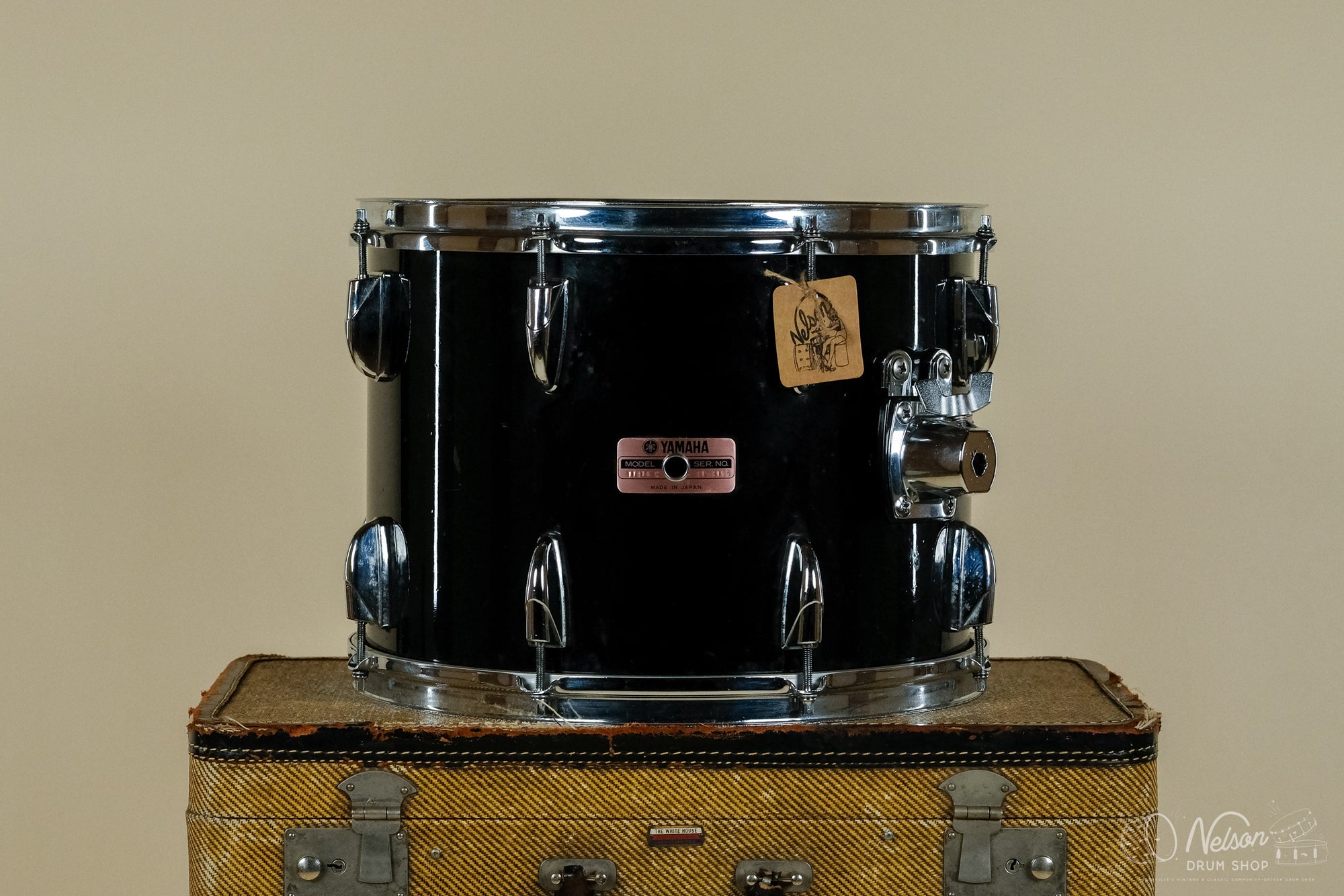 1980s Yamaha 8000 Tour Custom in Solid Black - 10x14