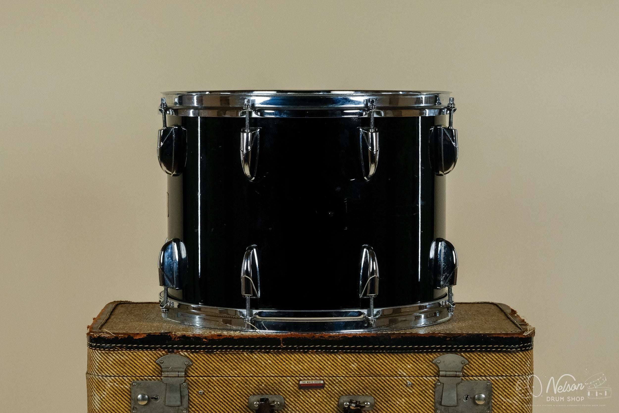 1980s Yamaha 8000 Tour Custom in Solid Black - 10x14 – Nelson Drum