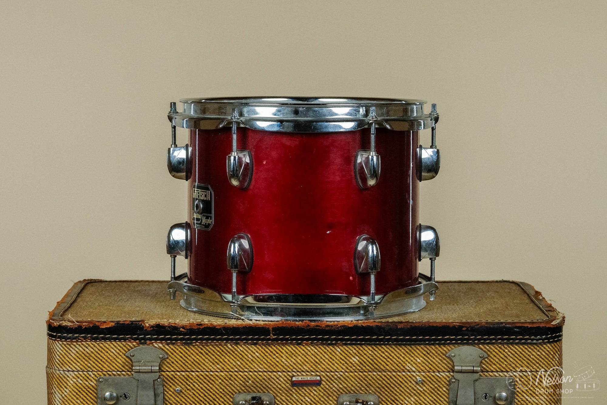 Used Gretsch Catalina Maple Tom in Cherry Red - 8x10