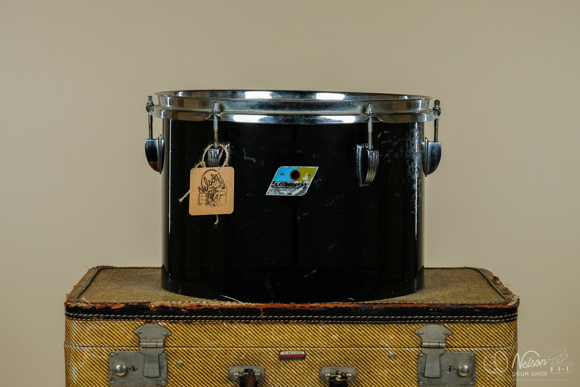1970s Ludwig Concert Tom in Smoke Vistalite - 9x13