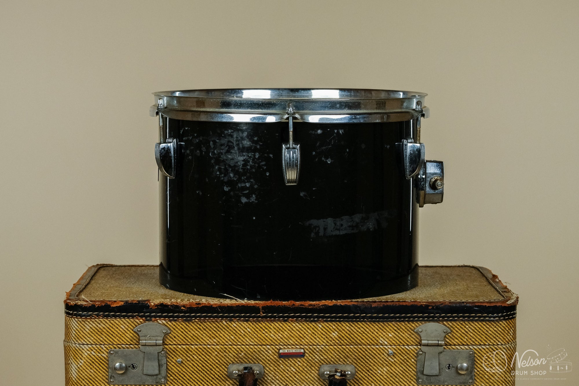 1970s Ludwig Concert Tom in Smoke Vistalite - 9x13
