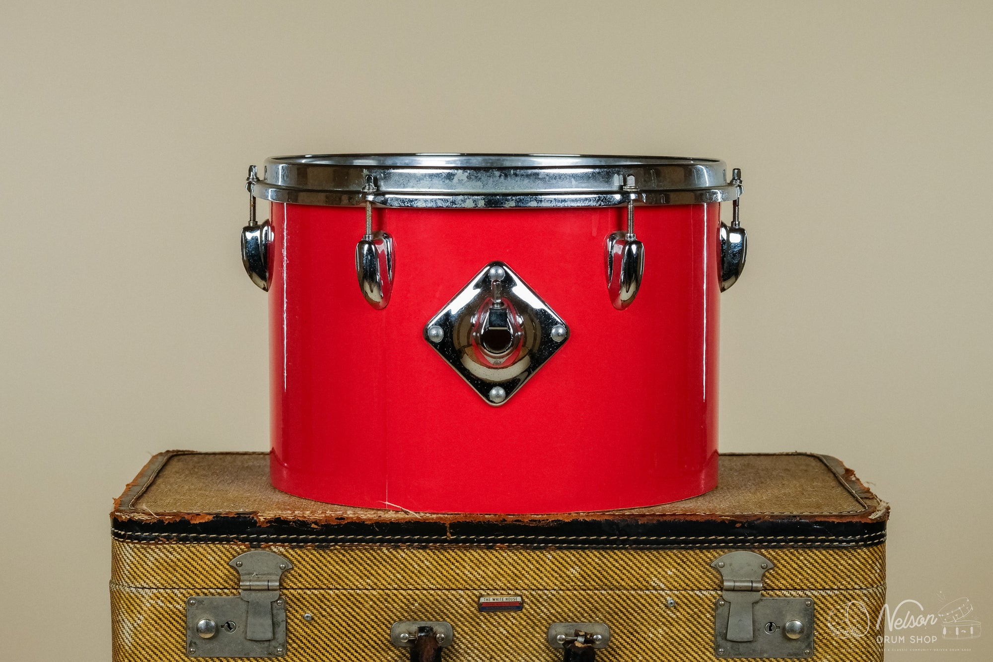 1970s Slingerland Concert Tom in Red Gloss Pearl - 9x13