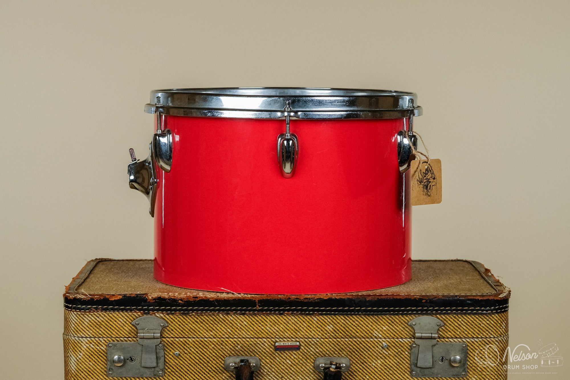 1970s Slingerland Concert Tom in Red Gloss Pearl - 9x13