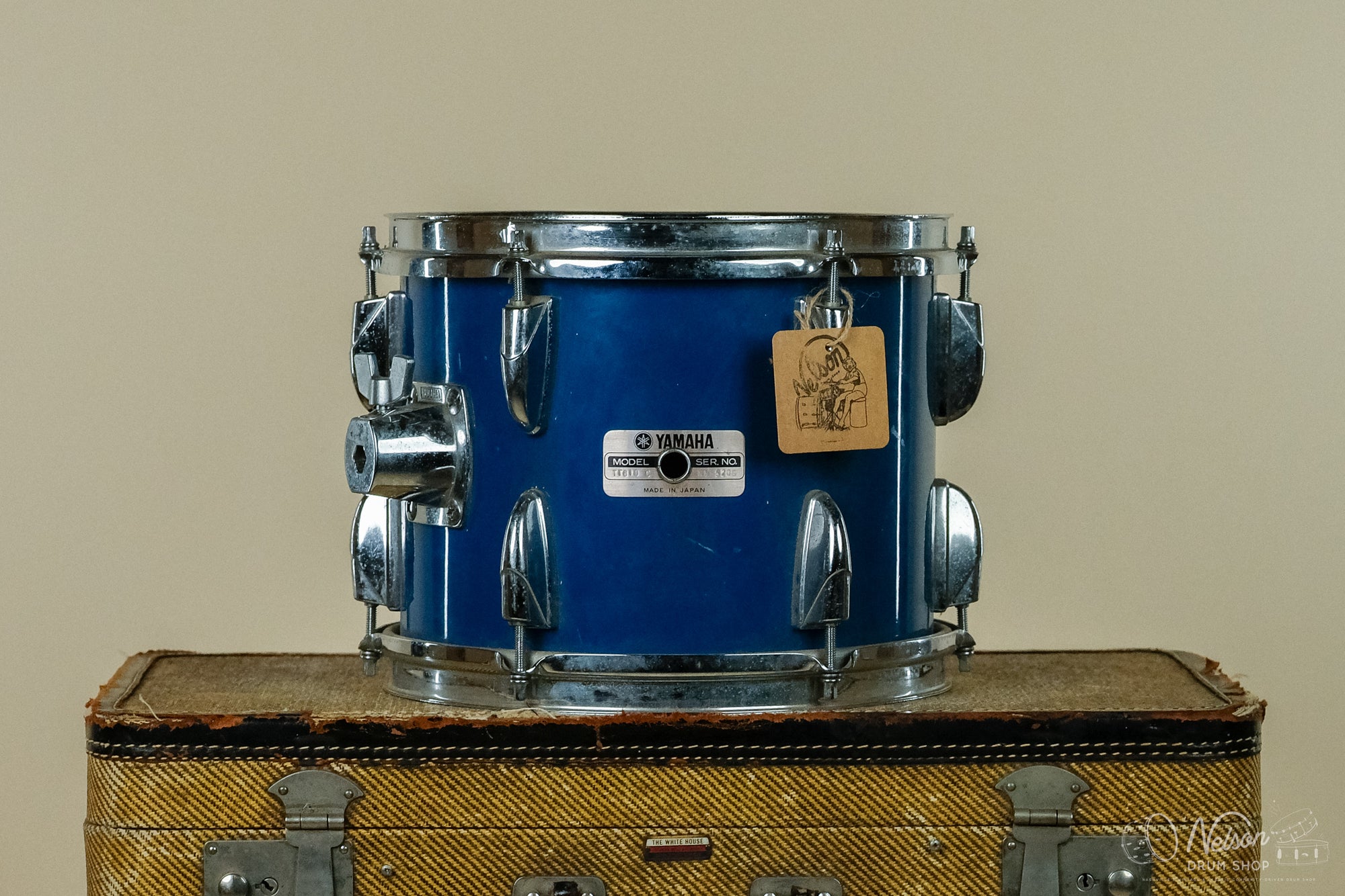 1987 Yamaha Tour Custom Rack Tom in Cobalt Blue - 8x10