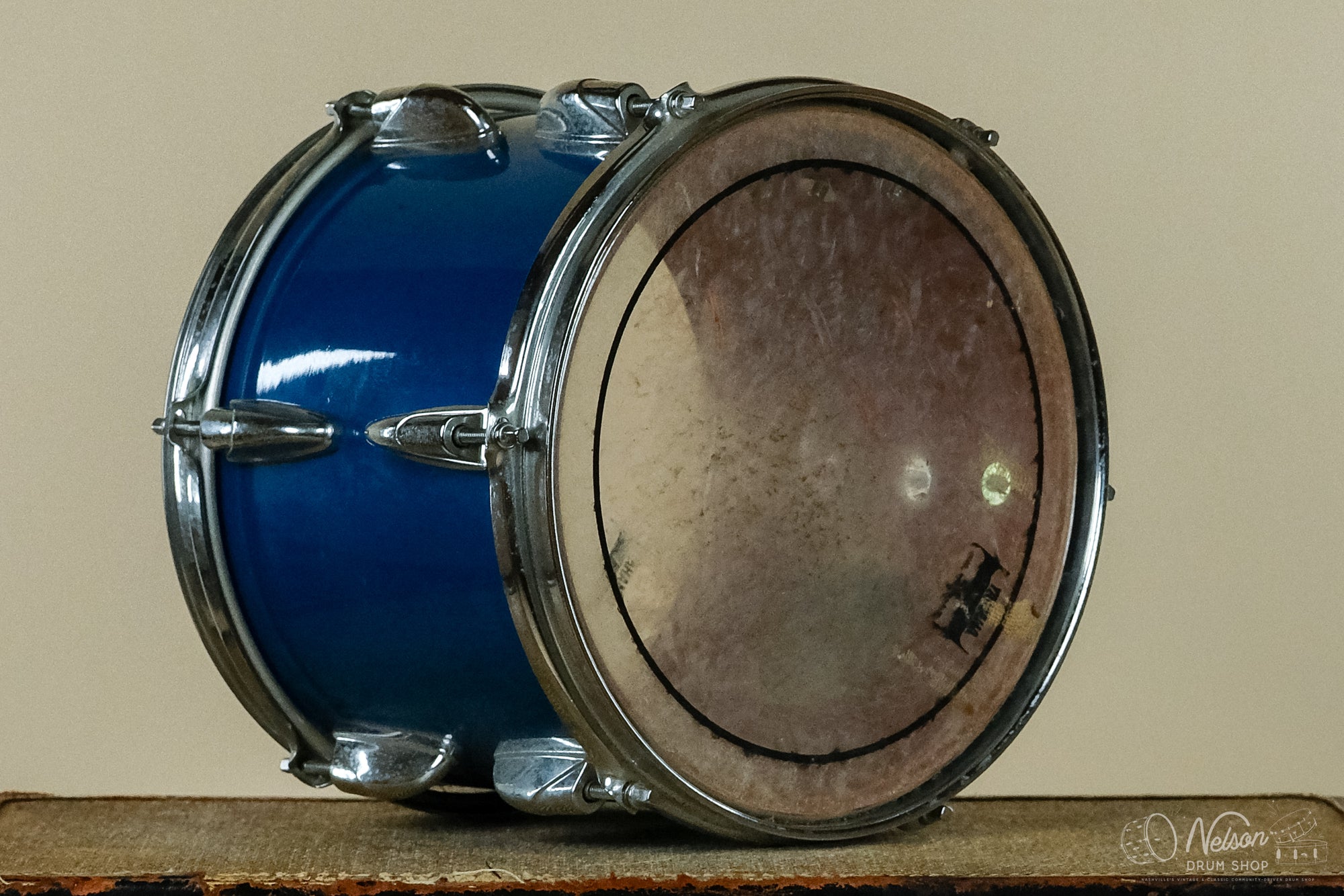 1987 Yamaha Tour Custom Rack Tom in Cobalt Blue - 8x10