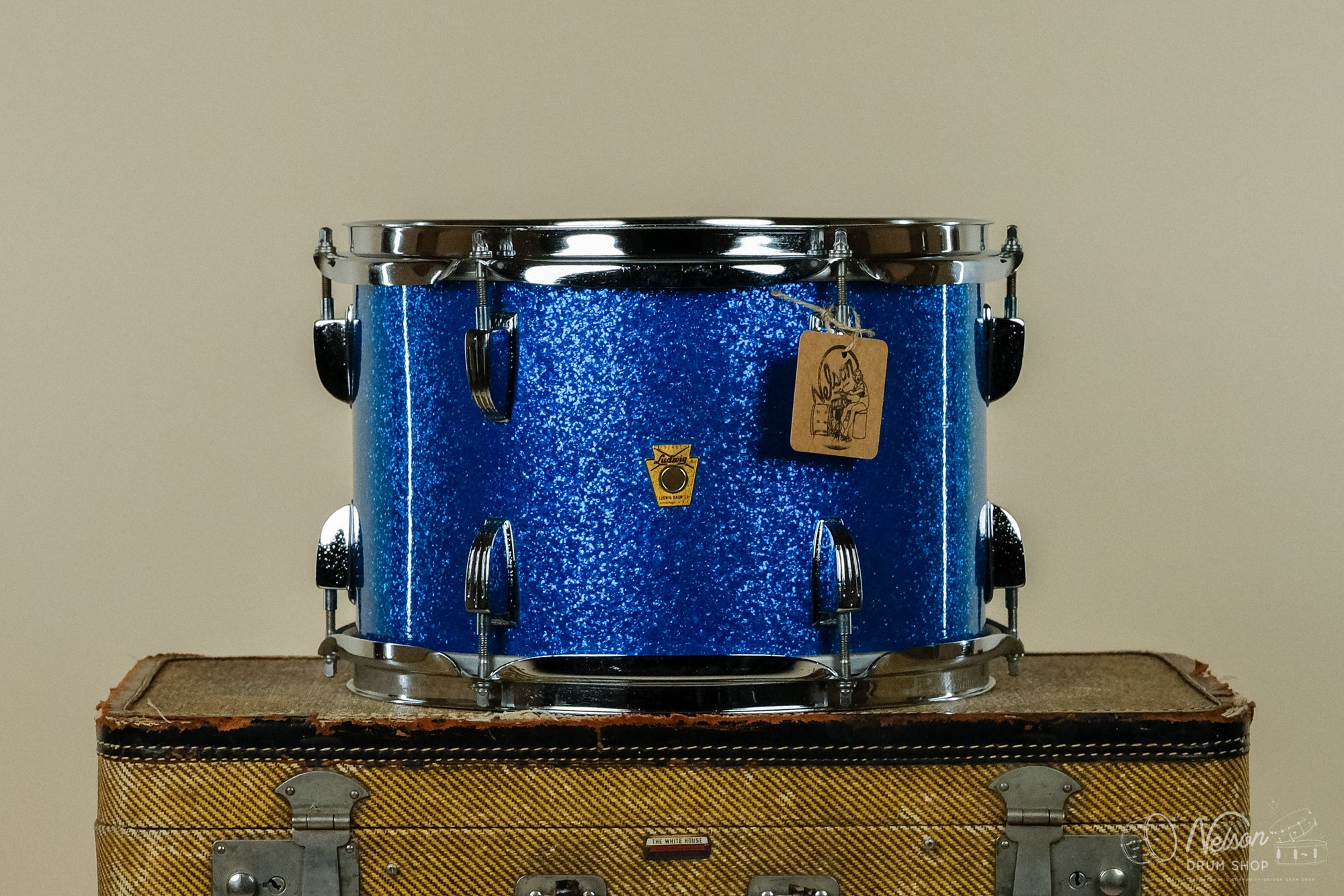 1960s Ludwig Tom in Blue Sparkle - 8x12