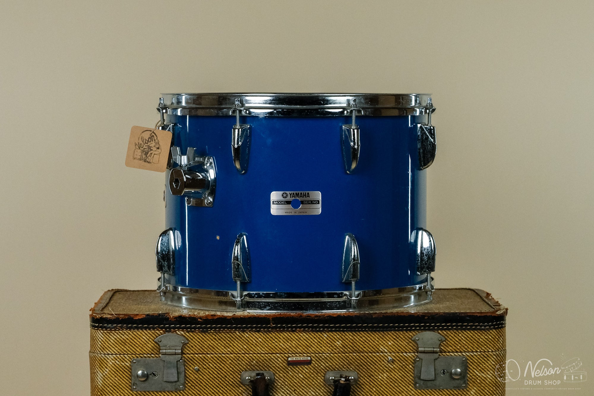 1987 Yamaha Tour Custom Rack Tom in Cobalt Blue - 10x14