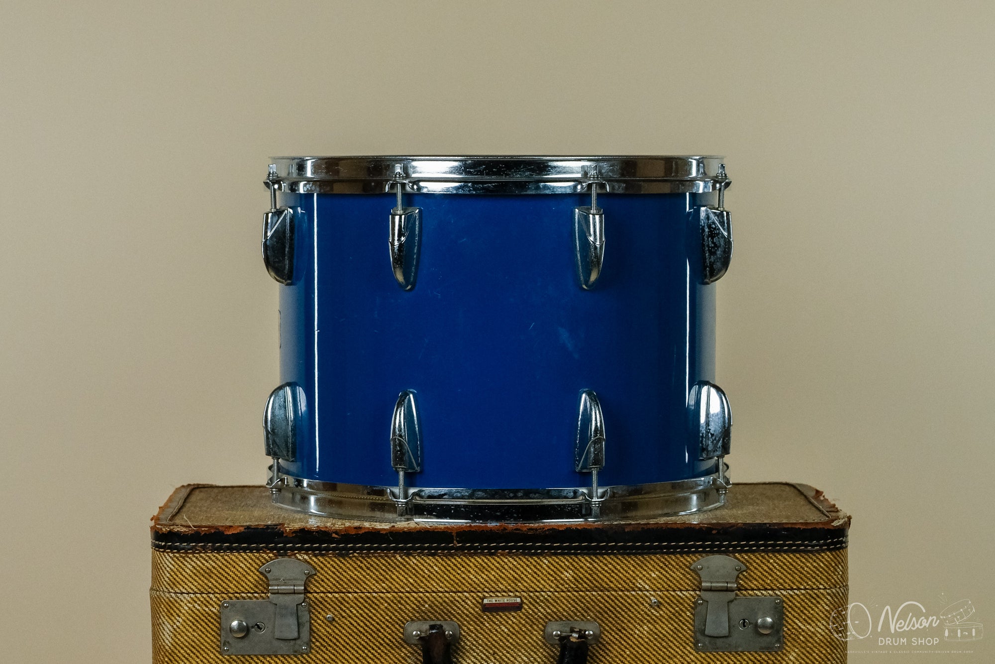 1987 Yamaha Tour Custom Rack Tom in Cobalt Blue - 10x14