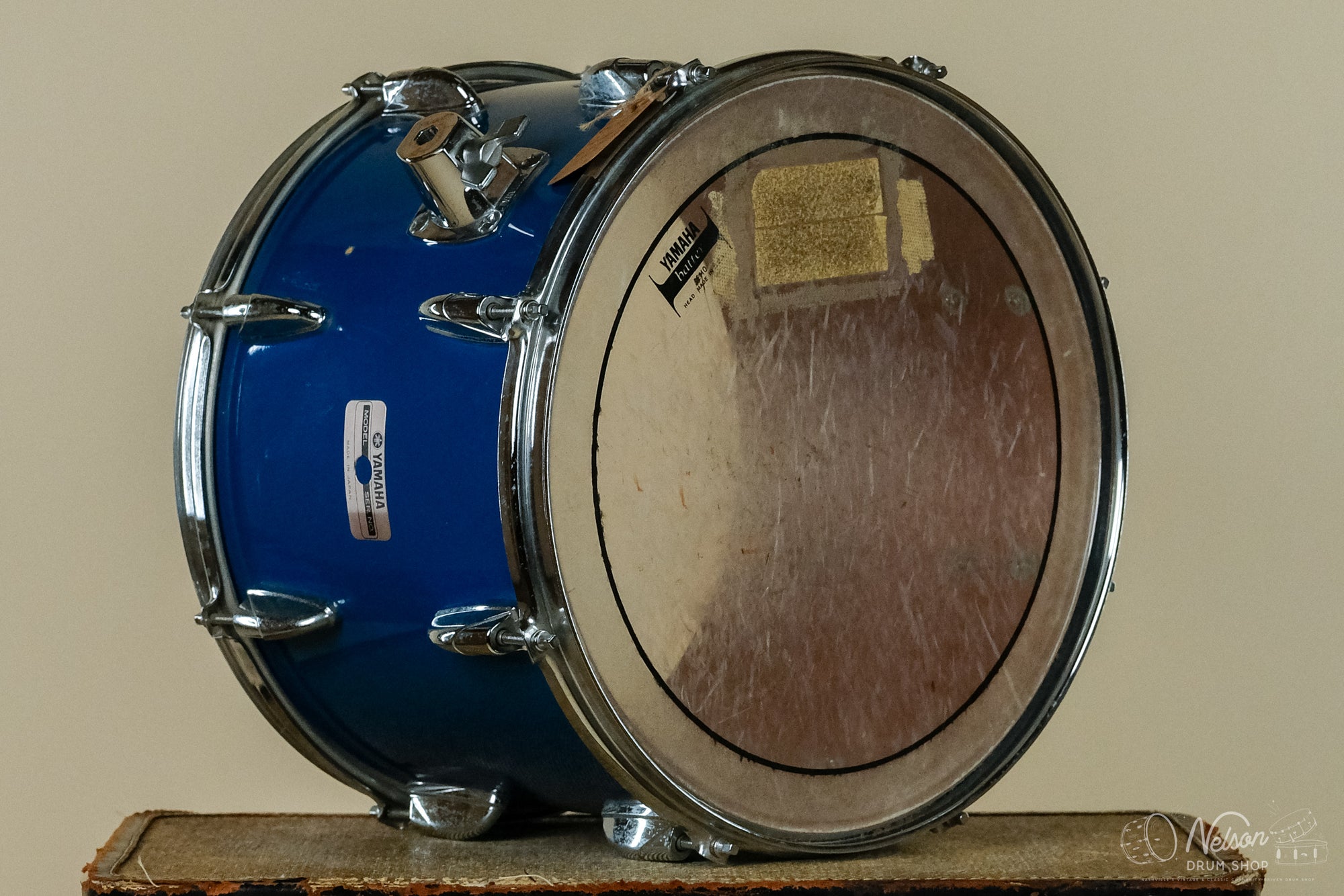 1987 Yamaha Tour Custom Rack Tom in Cobalt Blue - 10x14