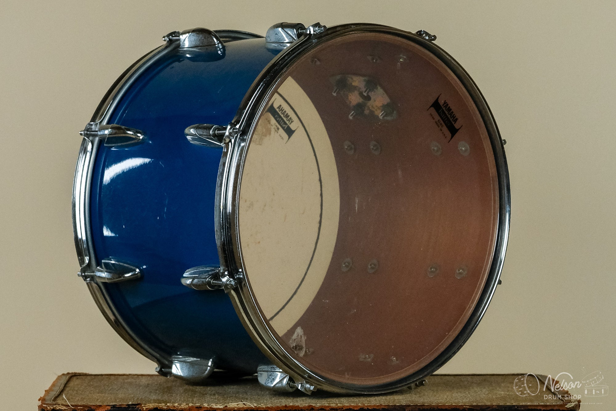 1987 Yamaha Tour Custom Rack Tom in Cobalt Blue - 10x14