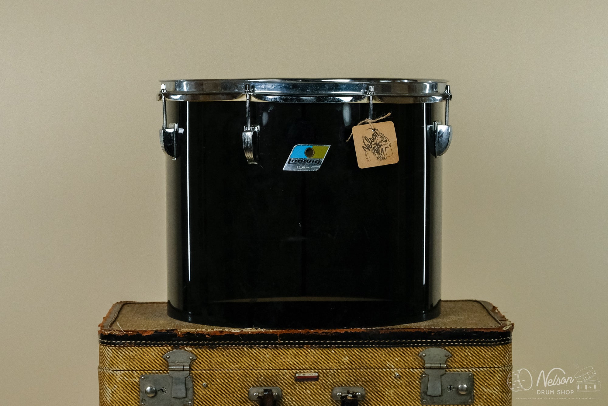 1970s Ludwig Vistalite Rack Tom in Smoke - 12x15