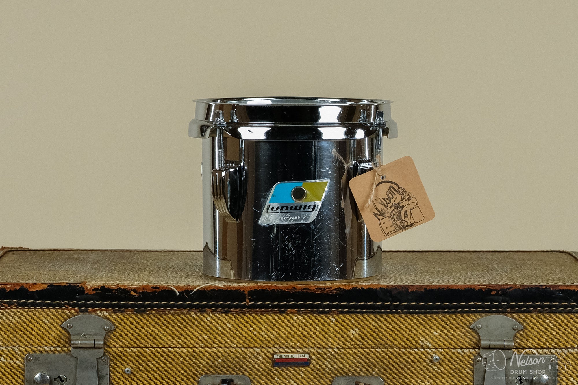 1970s Ludwig Chrome Over Vistalite Concert Tom - 5.5x6