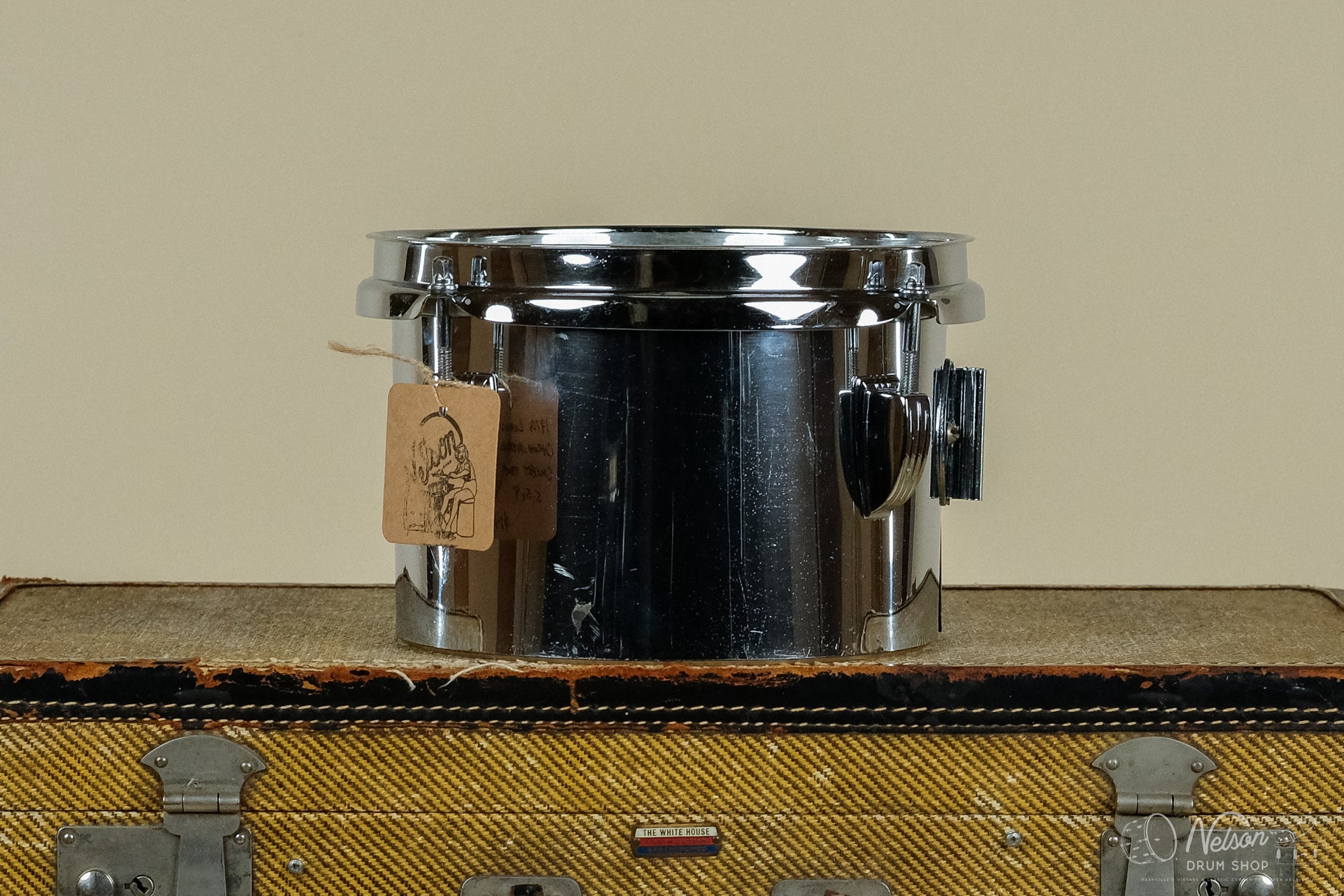 1970s Ludwig Chrome Over Vistalite Concert Tom - 5.5x8