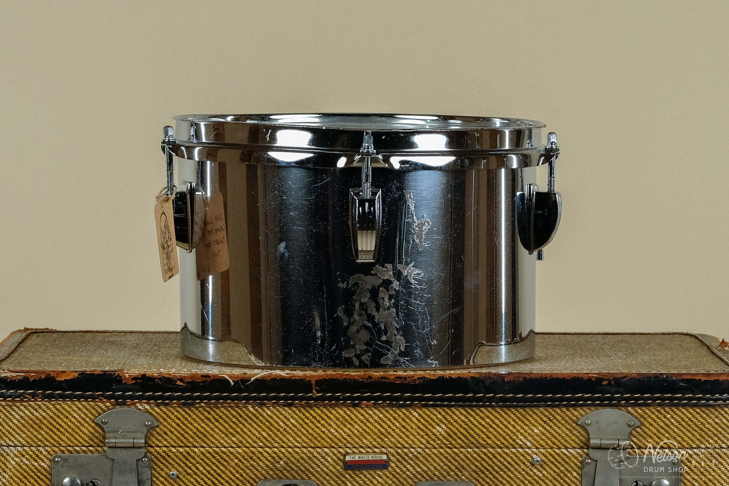 1970s Ludwig Chrome Over Vistalite Concert Tom - 7x10 – Nelson
