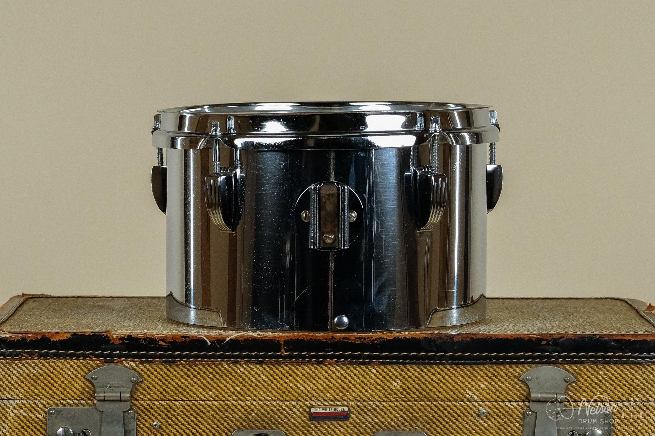 1970s Ludwig Chrome Over Vistalite Concert Tom - 7x10 – Nelson