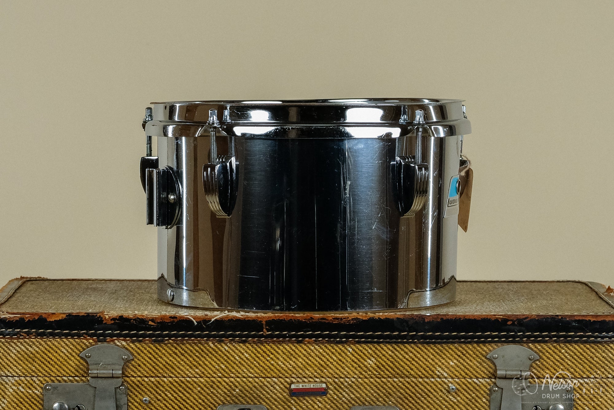 1970s Ludwig Chrome Over Vistalite Concert Tom - 7x10
