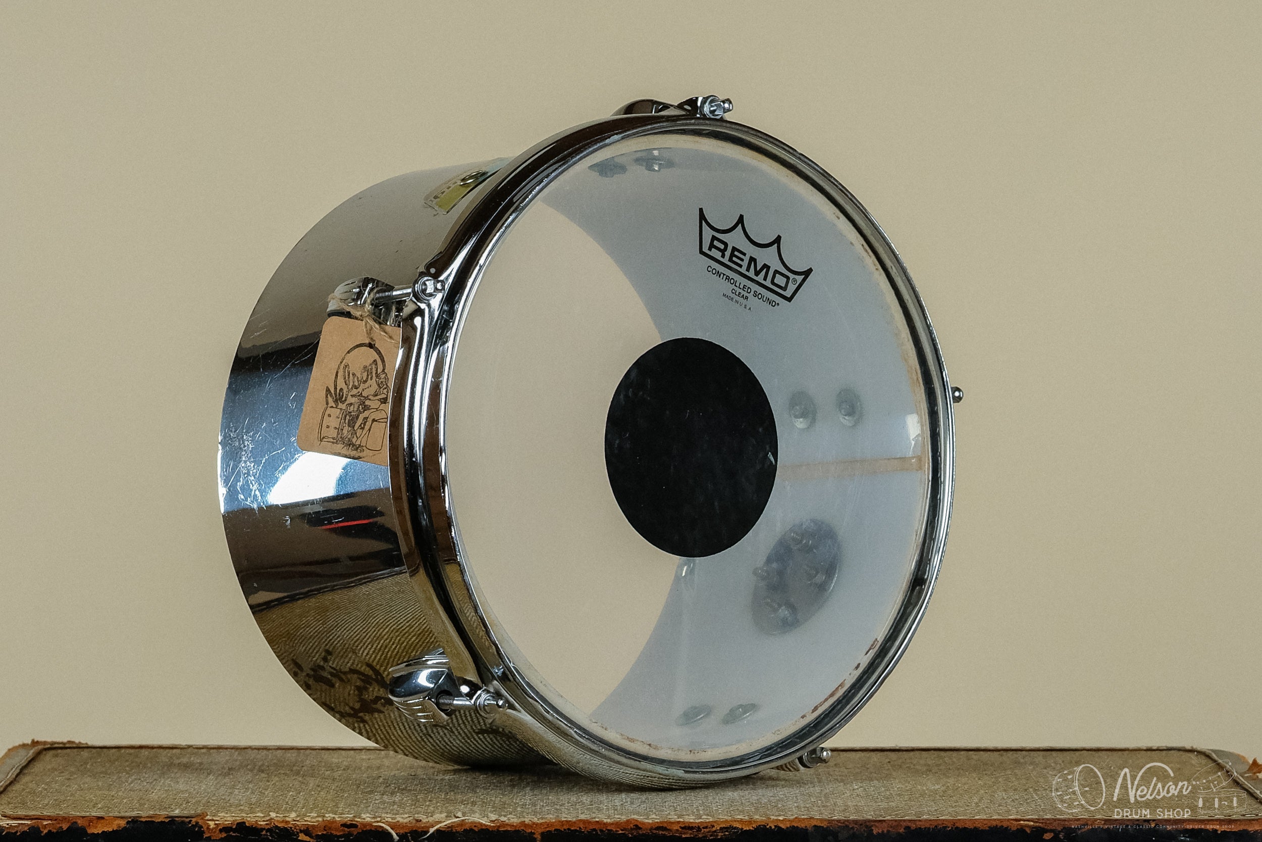 1970s Ludwig Chrome Over Vistalite Concert Tom - 7x10 – Nelson