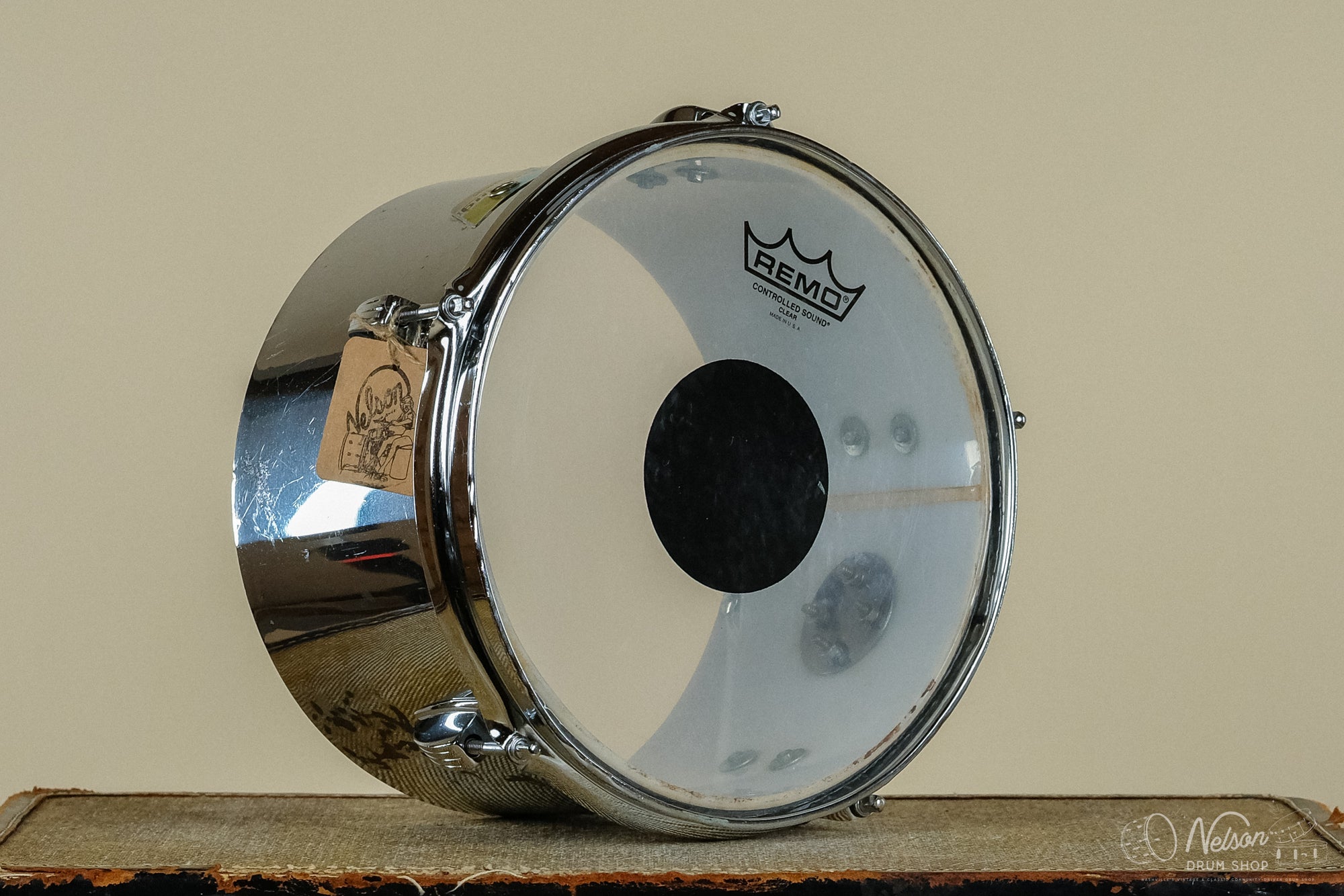 1970s Ludwig Chrome Over Vistalite Concert Tom - 7x10