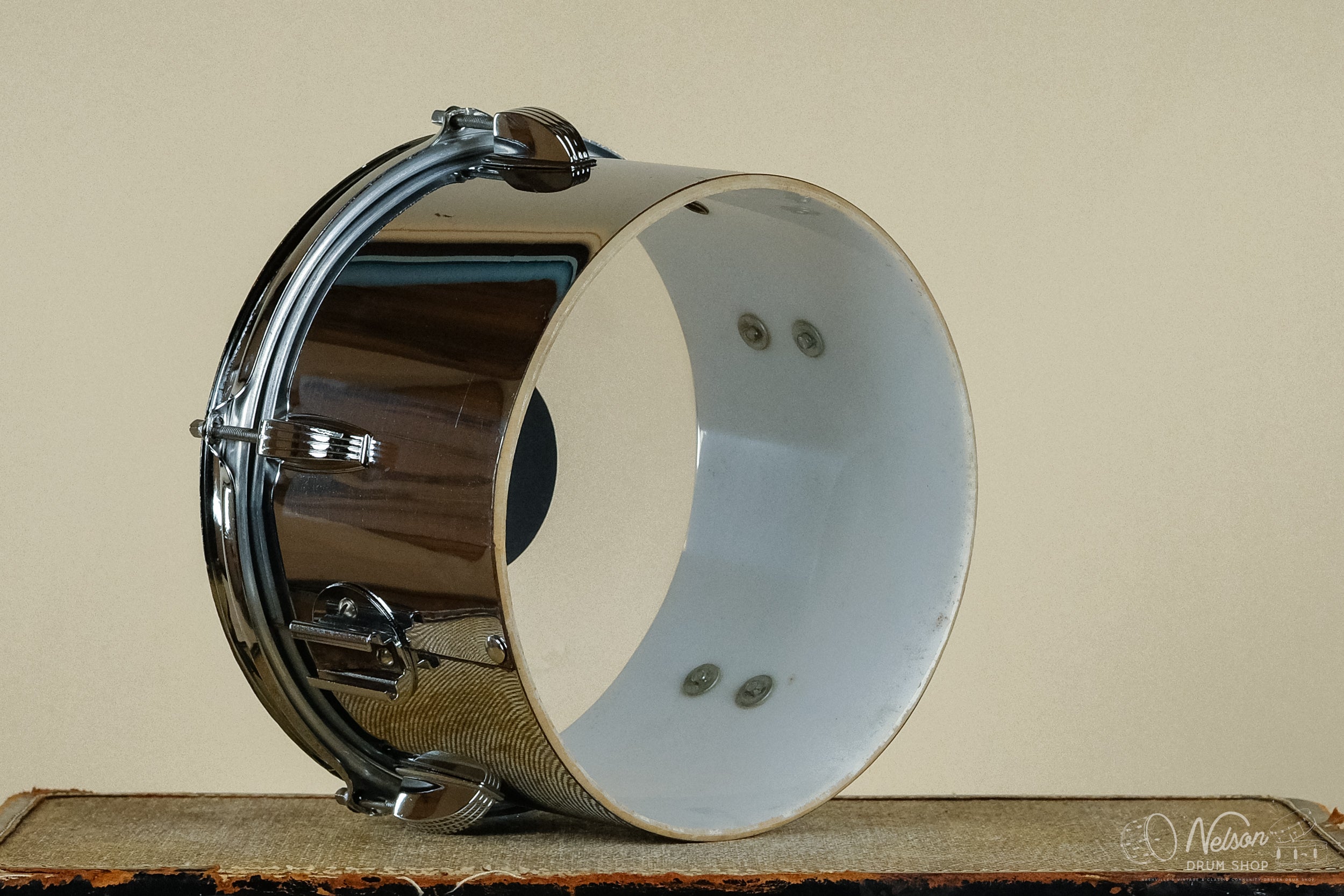 1970s Ludwig Chrome Over Vistalite Concert Tom - 7x10 – Nelson